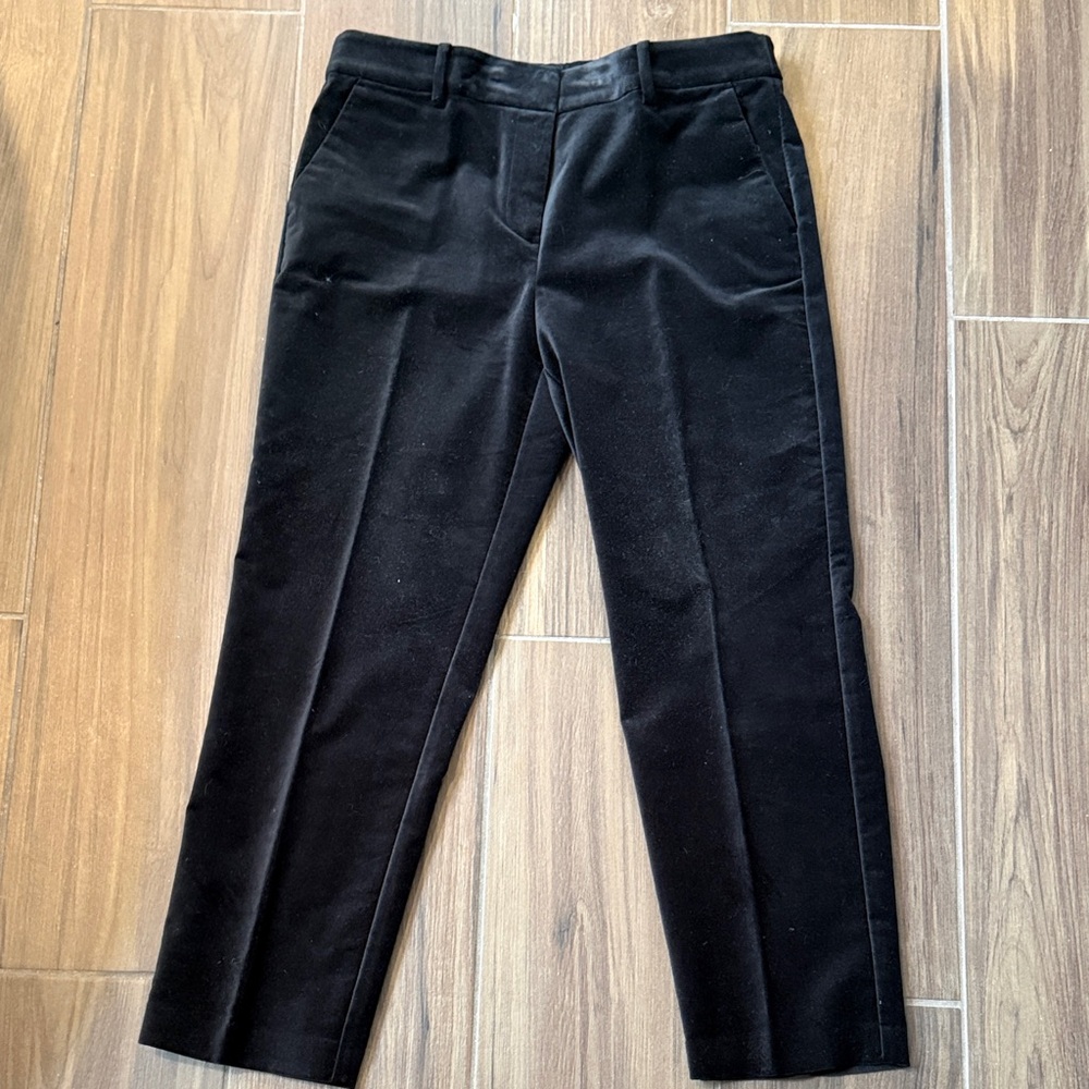 LOFT Black Velvet Pants